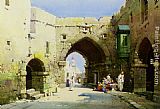 Charles Leaver Canvas Paintings - An Arabian Mosque